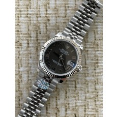 QP공장 롤렉스 데이저스트 31mm 여성용 시계 화이트 그레이 다이얼 플루티드 베젤 쥬빌레 밴드 