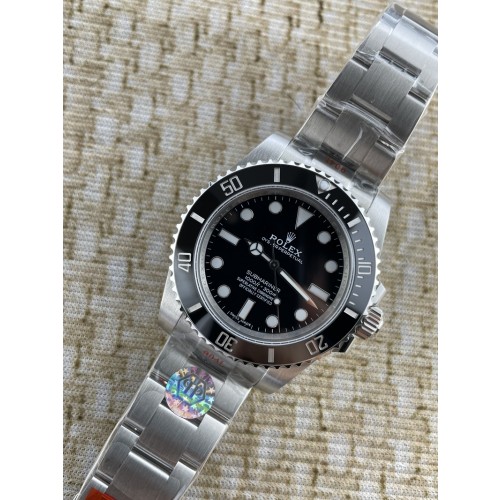QP공장 롤렉스 서브마리너 블랙 논데이트 40MM 단동3130