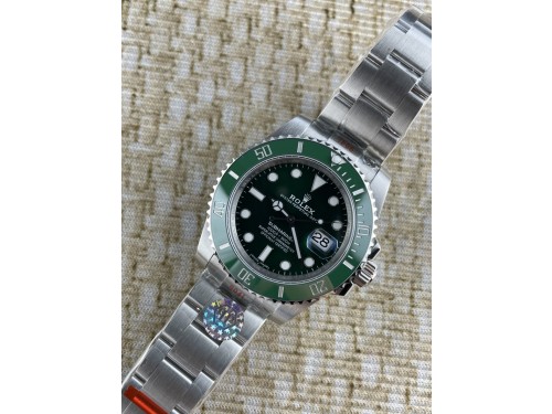QP공장 롤렉스 서브마리너 그린데이트 헐크 40MM 단동3135